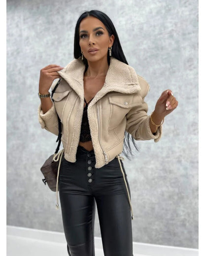 Teodora® | Teplá kožená bunda