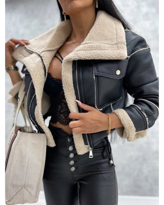 Teodora® | Teplá kožená bunda